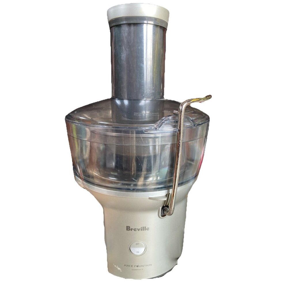 Breville Juice Fountain Compact Juicer BJE200XL 700W Countertop Juicer Silver